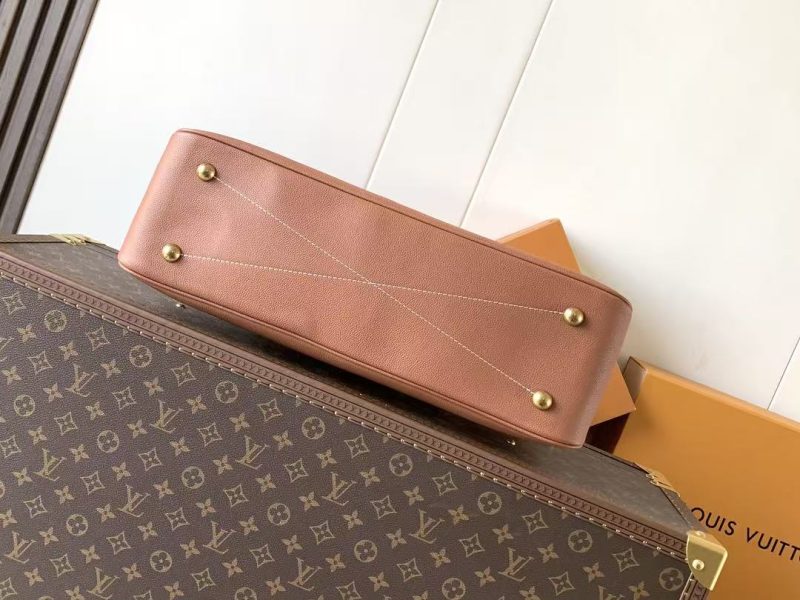 LV Low Key Duffle Tote Brown Calfskin