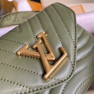 MULTI-POCHETTE KHAKI CALKSKIN 19CM CROSS BODY BAG