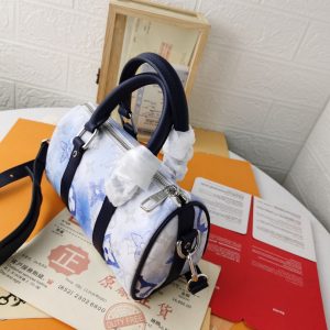 LV KEEPALL XS 21 MONOGRAM WATER COLOR BLUE CANVAS