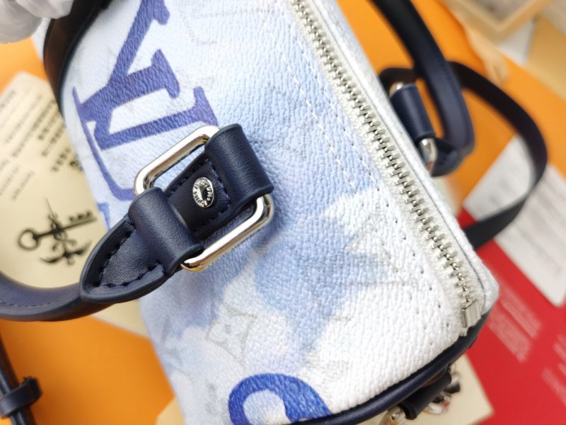LV KEEPALL XS 21 MONOGRAM WATER COLOR BLUE CANVAS