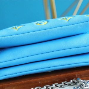 13267800033360860_ff1cdb37-d408-4666-a519-ab886f07f10e POCHETTE COUSSIN 20 MINT GREEN YELLOW MONOGRAM LAMBSKIN