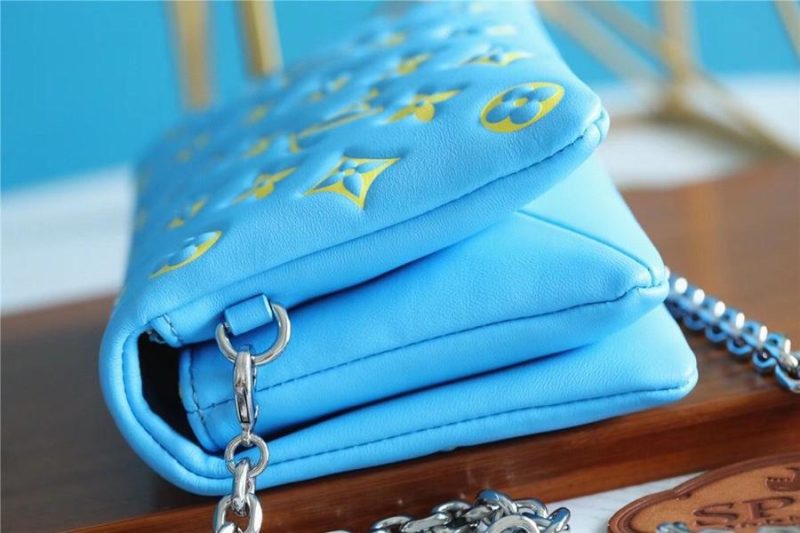 13267800034364314_12a56f0d-7e0c-4193-9d9b-aed07cd103a6 POCHETTE COUSSIN 20 MINT GREEN YELLOW MONOGRAM LAMBSKIN