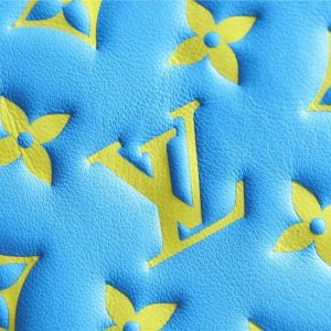 13267800036257483_bfe08982-2854-41e1-8383-84b420ce7d6f POCHETTE COUSSIN 20 MINT GREEN YELLOW MONOGRAM LAMBSKIN