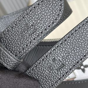 13268859218483760_a5fa3f2b-486a-41bf-b609-56b625e6b8f7 MARELLE 25 BLACK EPI GRAINED COWHIDE LEATHER