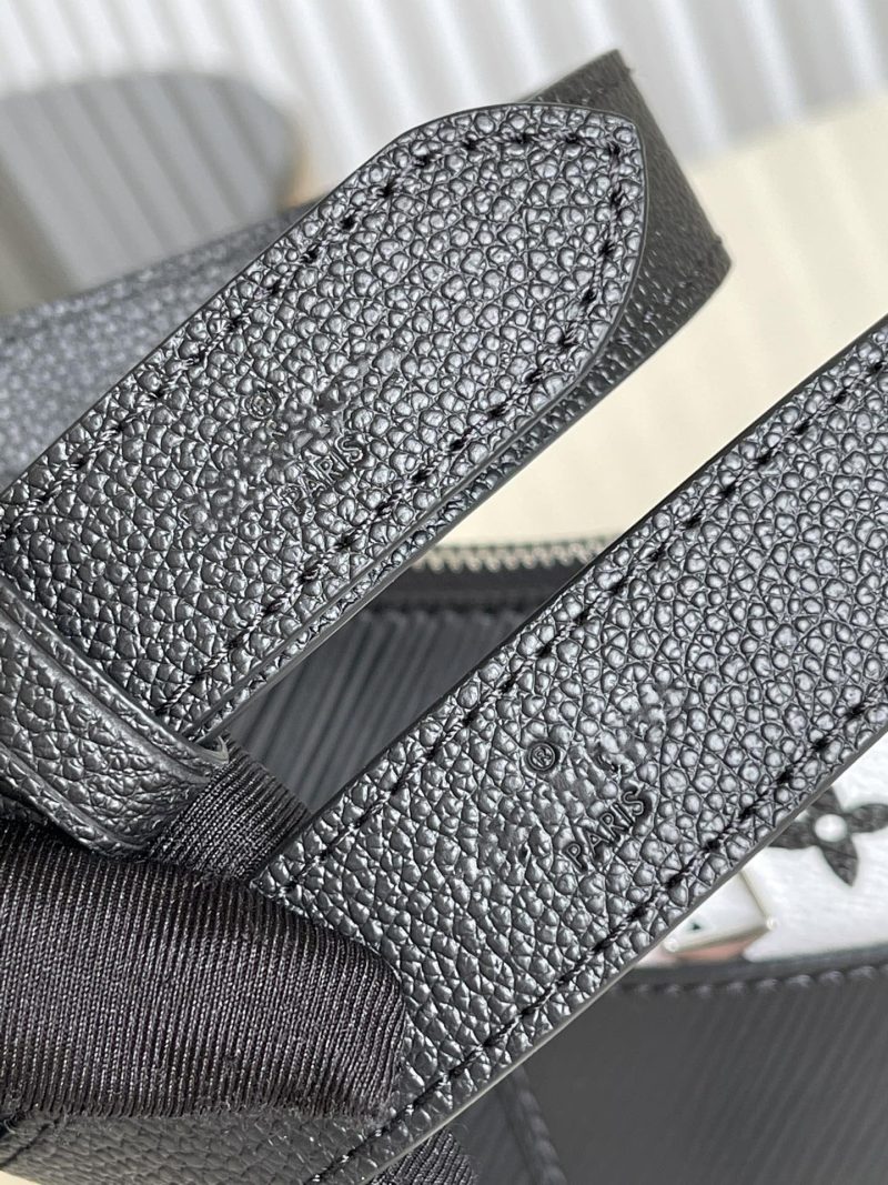 13268859218483760_a5fa3f2b-486a-41bf-b609-56b625e6b8f7 MARELLE 25 BLACK EPI GRAINED COWHIDE LEATHER