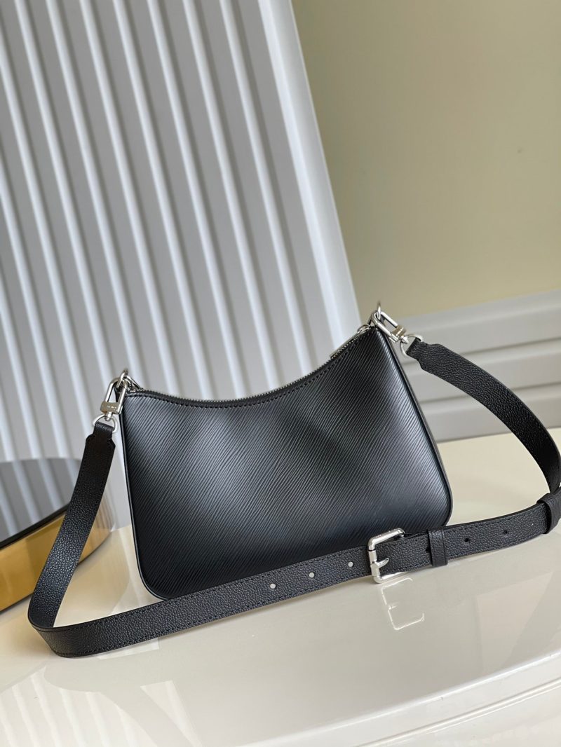 13268859220584298_e5836c73-feca-4ddf-94d1-2307170b5898 MARELLE 25 BLACK EPI GRAINED COWHIDE LEATHER