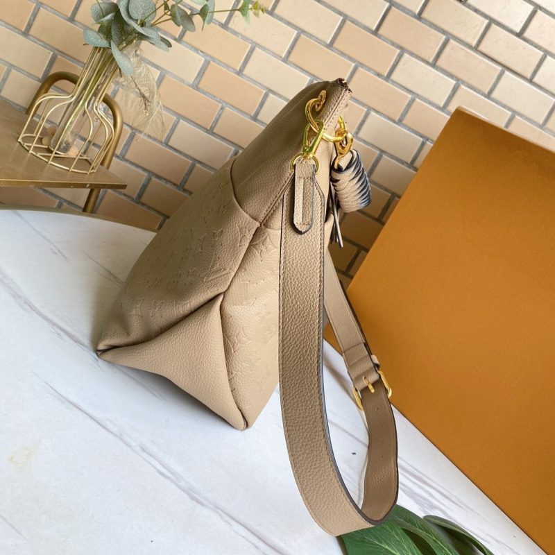 13272136276284063_23ee34bc-17f1-4188-aa12-32d3a4d61cf2 MAIDA HOBO 33CM BEIGE MONOGRAM EMBOSSED GRAINED COWHIDE