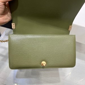 13344149000024702 BOY BAG MEDIUM 25 KHAKI CAVIAR GOLD HARDWARE