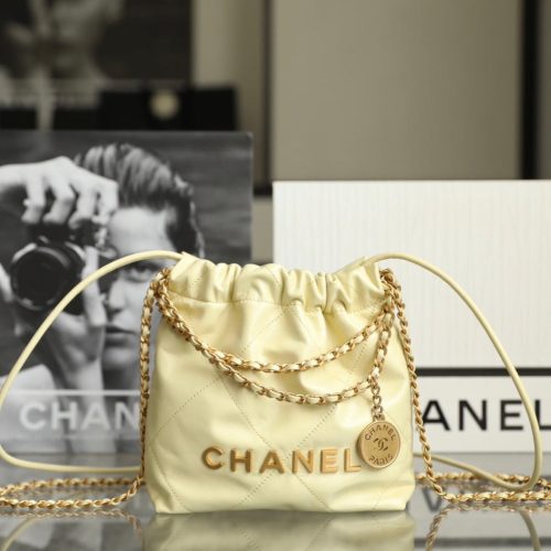 13345987575361190 CC 22 ANTIBA HOBO BAG BEIGE 20CM