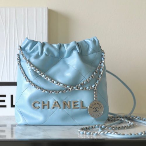 13345987709211007 CC 22 ANTIBA HOBO BAG CLOUD BLUE 20CM