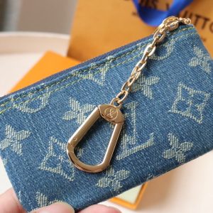 13348053284626988 LV POCHETTE CLET DENIM BLEU