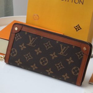 TRUNK ZIPPY WALLET 19.5 BROWN MONOGRAM CANVAS