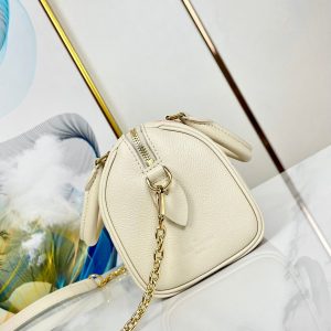 SPEEDY 20.5 WHITE PINK MONOGRAM CANVAS