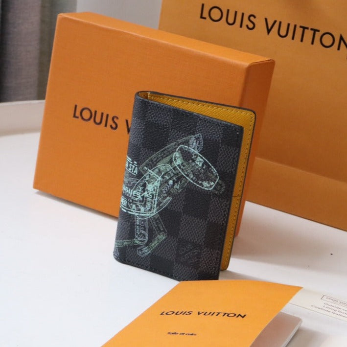 13349349159771591 CARD CASE 8 BLACK CANVAS