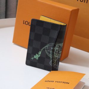 13349349161857705 CARD CASE 8 BLACK CANVAS