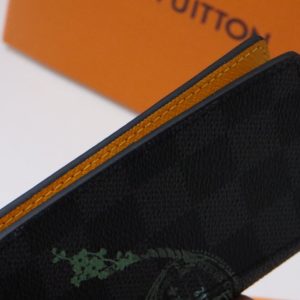 13349349173779897 CARD CASE 8 BLACK CANVAS