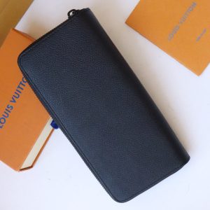 13349350654306645 ZIPPY WALLET 10 BLACK AEROGRAM CALFSKIN