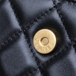 CC WOC 17 BLACK LAMBSKIN GOLD HARDWARE