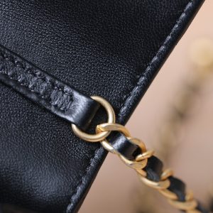 CC WOC 17 BLACK LAMBSKIN GOLD HARDWARE