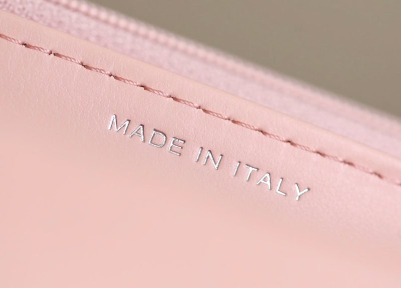 CC WOC 19 PINK LAMBSKIN SILVER HARDWARE