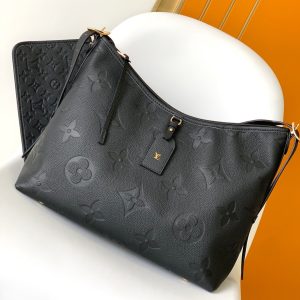 13351064379330117 CARRYALL MM 30 BLACK GRAINED COWHIDE LEATHER