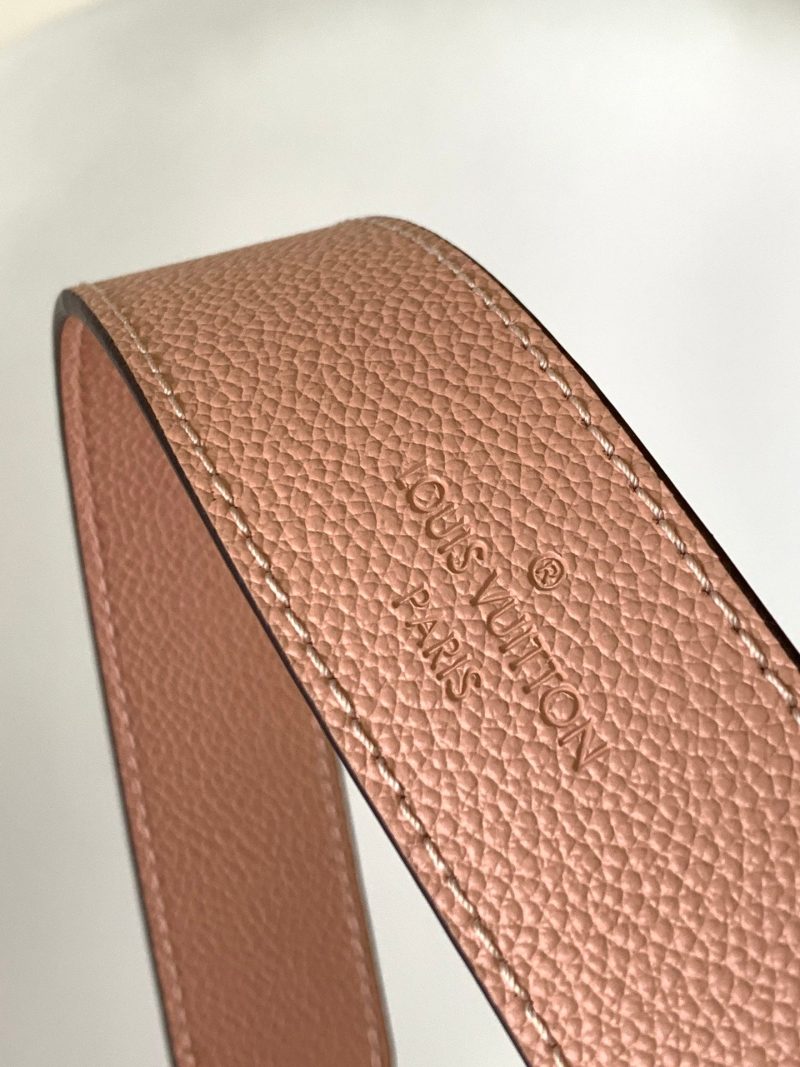 13351073406777570 CARRYALL PM 29 PINK MONOGRAM GRAINED COWHIDE LEATHER