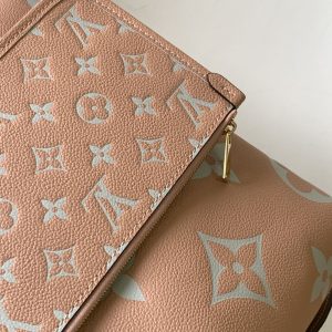 13351073409147887 CARRYALL PM 29 PINK MONOGRAM GRAINED COWHIDE LEATHER