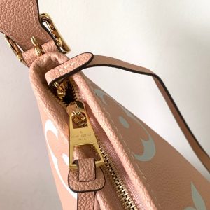 13351073410960353 CARRYALL PM 29 PINK MONOGRAM GRAINED COWHIDE LEATHER