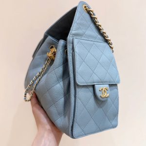 CC 25S Hobo Bag 30 Haze Blue Calfskin
