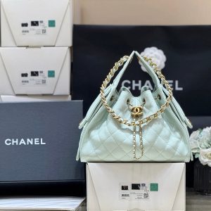 CC 25S Hobo Bag 30 Mint Green Calfskin