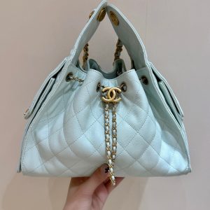 CC 25S Hobo Bag 30 Mint Green Calfskin
