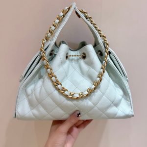 CC 25S Hobo Bag 30 Mint Green Calfskin