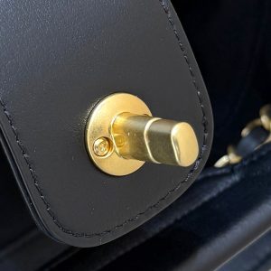 CC 25A Hobo Bag 36cm in Black Calfskin