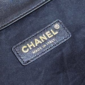 CC 25S Tote Bag in Black Calfskin