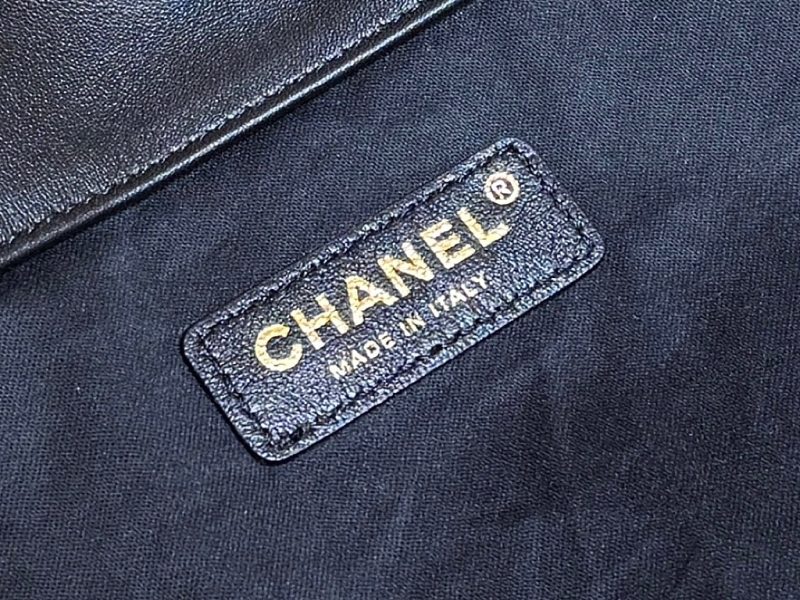 CC 25S Tote Bag in Black Calfskin