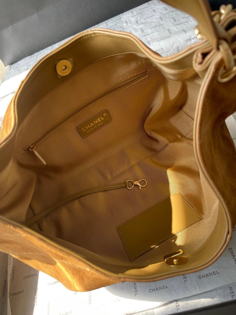 CC 25A Tote Bag 33cm Brown Suede