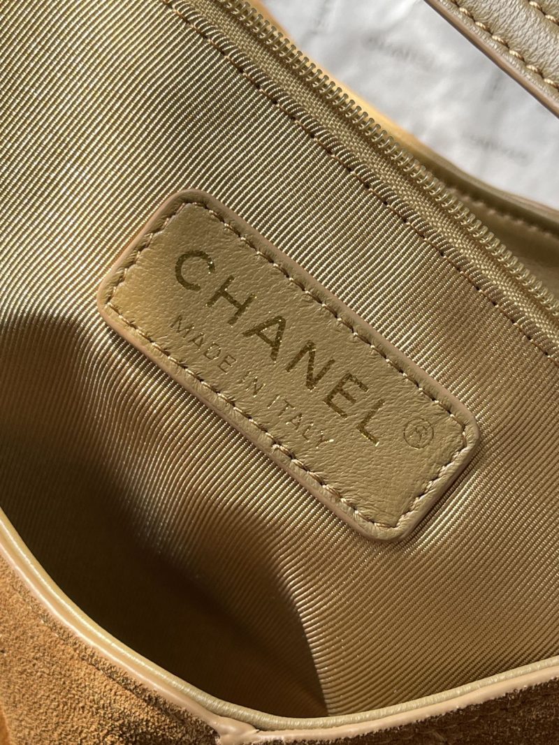 CC 25A Tote Bag 33cm Brown Suede