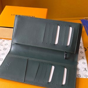 LV Brazza Wallet 19 Dark Grey Calfskin 274805
