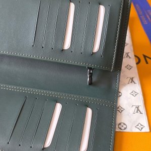 LV Brazza Wallet 19 Dark Grey Calfskin 274805