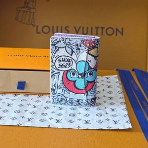 LV Brazza 7.5 White Colorfull Monogram 274896