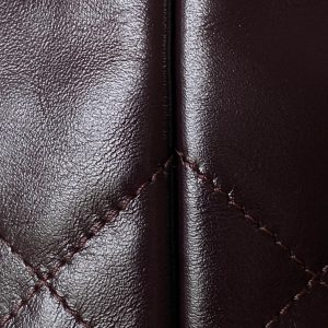 CC 24A Mini Hobo Bag 20cm Molten Dark Chocolate and Burgundy Lambskin SHW