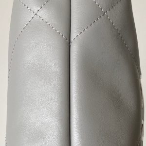 CC 23C Mini Hobo Bag 20cm Light Gray-Silver Lambskin SHW