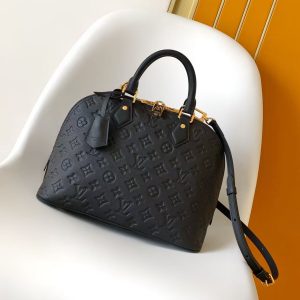 LV Alma PM Bag 30 Black in Monogram Empreinte Leather 278081