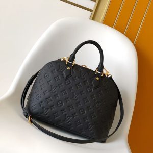 LV Alma PM Bag 30 Black in Monogram Empreinte Leather 278081