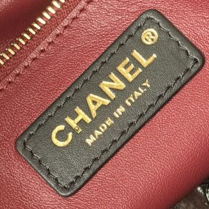 CC 26S Cerf Classic Commuter Tote Bag in Black Crocodile-Embossed Calfskin (made - to - order)