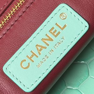 CC 26S Cerf Classic Commuter Tote Bag in Mint Green Crocodile-Embossed Calfskin (made - to - order)