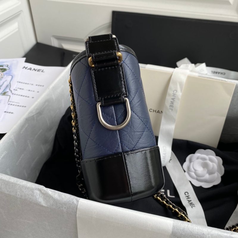 20200913_i1599929819_3814_3_jpg Chanel 25 Gabrielle Black Blue 20cm Calfskin 289507