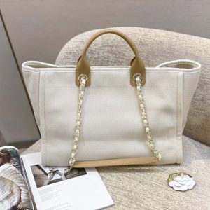 20210321_i1616259067_2755_4_jpg CC DEAUVILLE TOTE BAG WHITE CANVAS MOP LOGO