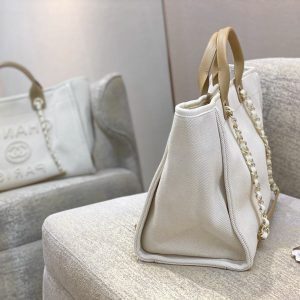 20210321_i1616259067_3474_2_jpg CC DEAUVILLE TOTE BAG WHITE CANVAS MOP LOGO