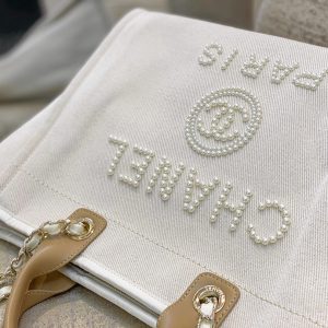 20210321_i1616259067_3953_7_jpg CC DEAUVILLE TOTE BAG WHITE CANVAS MOP LOGO